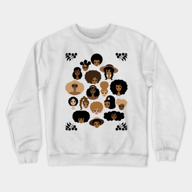 All My Sisters Crewneck Sweatshirt by tabithabianca